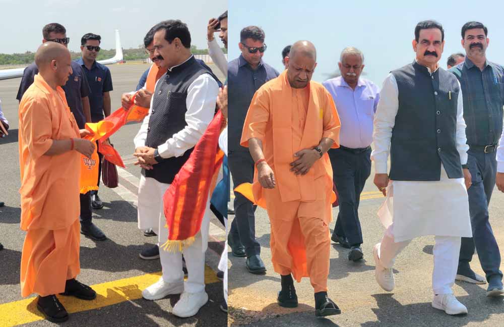 सीएम योगी ने किया मां बगुलामुखी का दर्शन-पूजन, मुख्यमंत्री ने तुवन मंदिर में भी माथा टेका