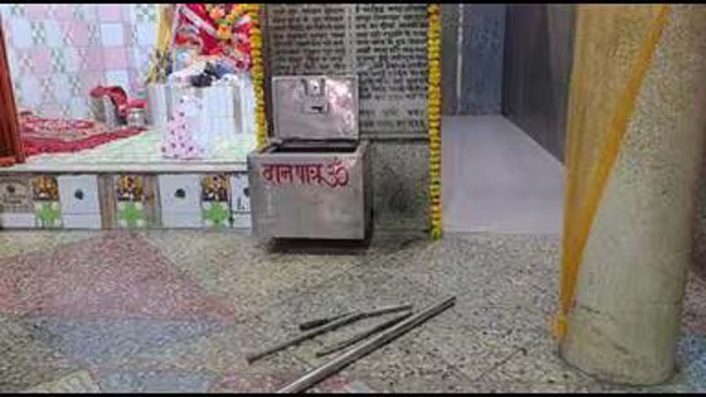 रामनगर मंदिर में सेंधमारी: चोरों ने दानपात्र का ताला तोड़कर नकदी उड़ाई, पुलिस जांच में जुटी