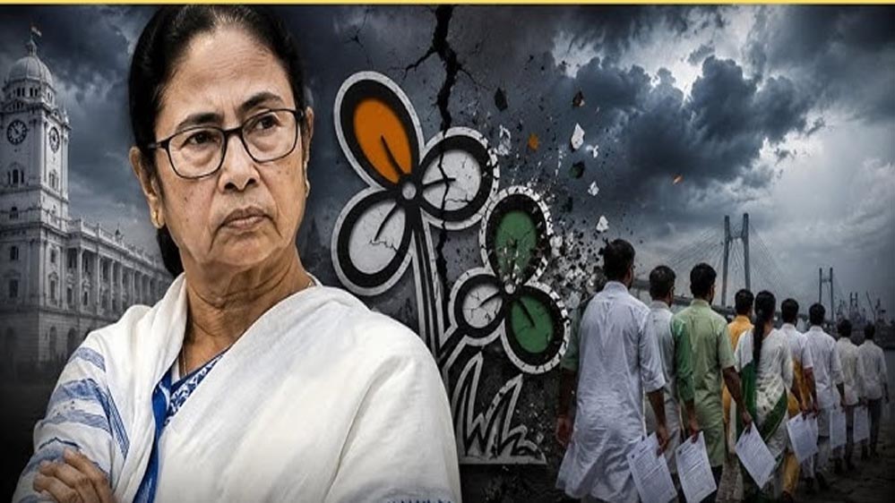 एक-तिहाई से दो-तिहाई हुआ था दल-बदल का पैमाना, फिर भी ममता बनर्जी के सामने खड़ा हुआ बड़ा संकट