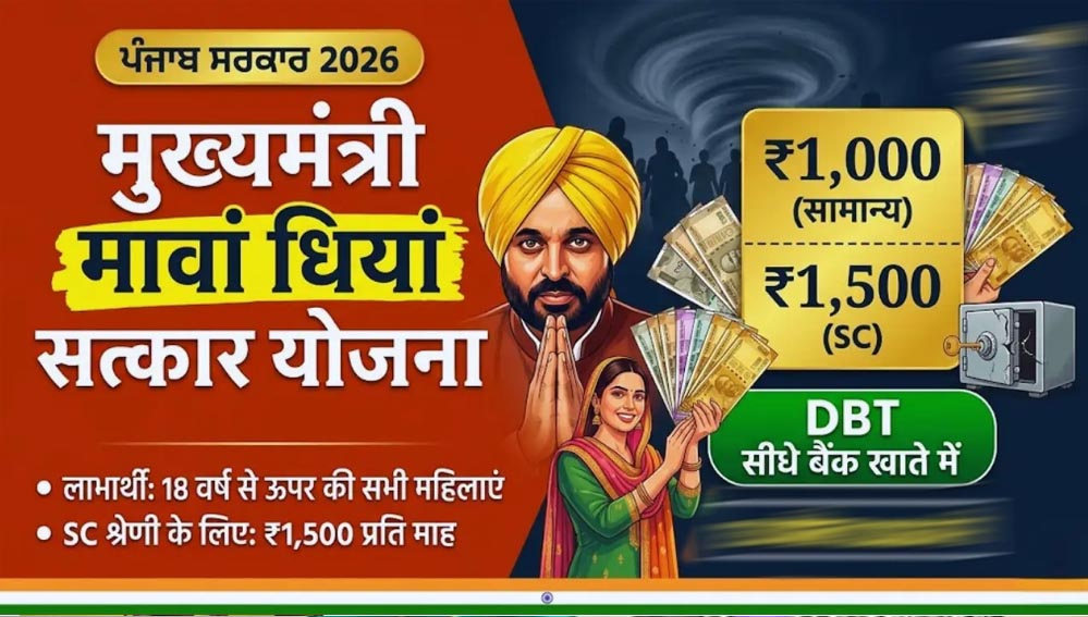 महिलाओं के लिए बड़ी खुशखबरी! मावां-धीयां सत्कार योजना की रकम जल्द होगी जारी, जानें पात्रता और तारीख