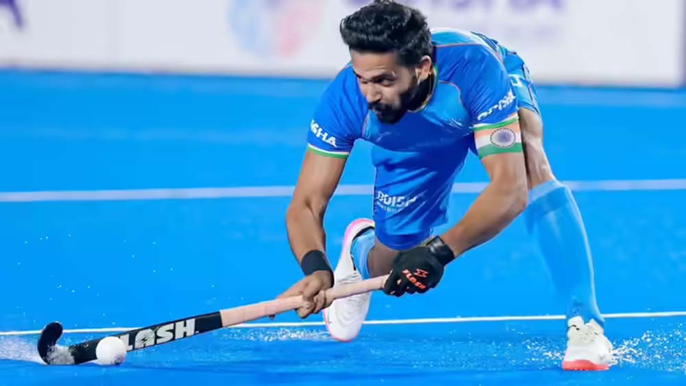 लंदन के ली वैली हॉकी सेंटर में भारत ने शुरुआती पिछड़ने के बाद पलटवार करते हुए पाकिस्तान को एकतरफा म