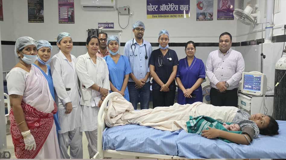 सुशासन का असर: सारंगढ़ जिला अस्पताल में पहली बार हुआ सिजेरियन प्रसव, गूंजी नवजात की किलकारी