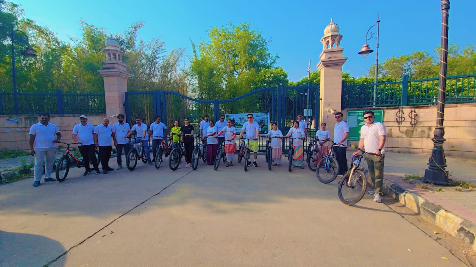 Pedal Today, Plant Tomorrow: Suez Conveys the Message of Environmental Conservation