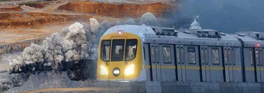 पथरीली जमीन बनी Indore Metro प्रोजेक्ट की बाधा, एयरपोर्ट क्षेत्र में शुरू हुई ब्लास्टिंग