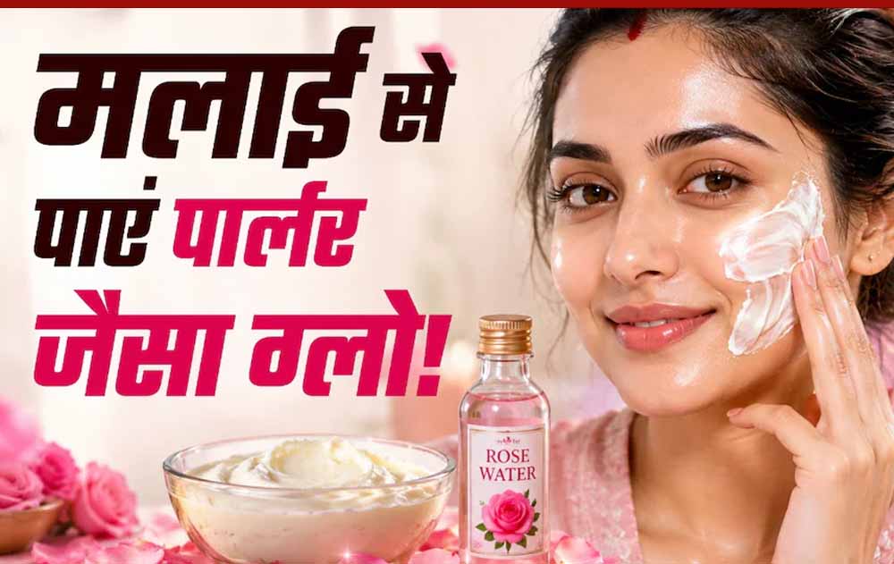 मलाई से पाएं नेचुरल ग्लो, जानें आसान फेस पैक रेसिपी