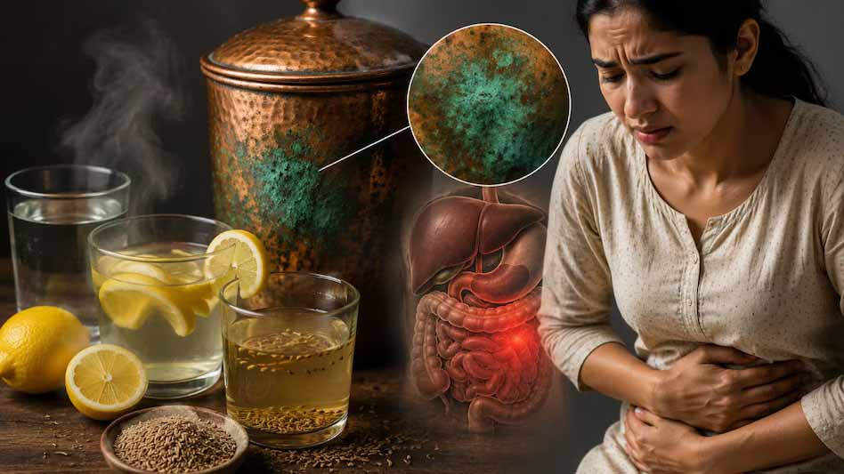 कॉपर बॉटल में लेमन और गर्म पानी क्यों हो सकता है खतरनाक?