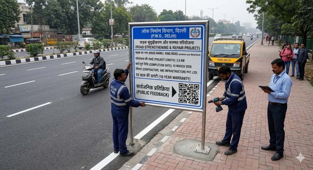 PWD की नई पहल: QR कोड स्कैन कर लोग सीधे दर्ज करा सकेंगे सड़क की शिकायत