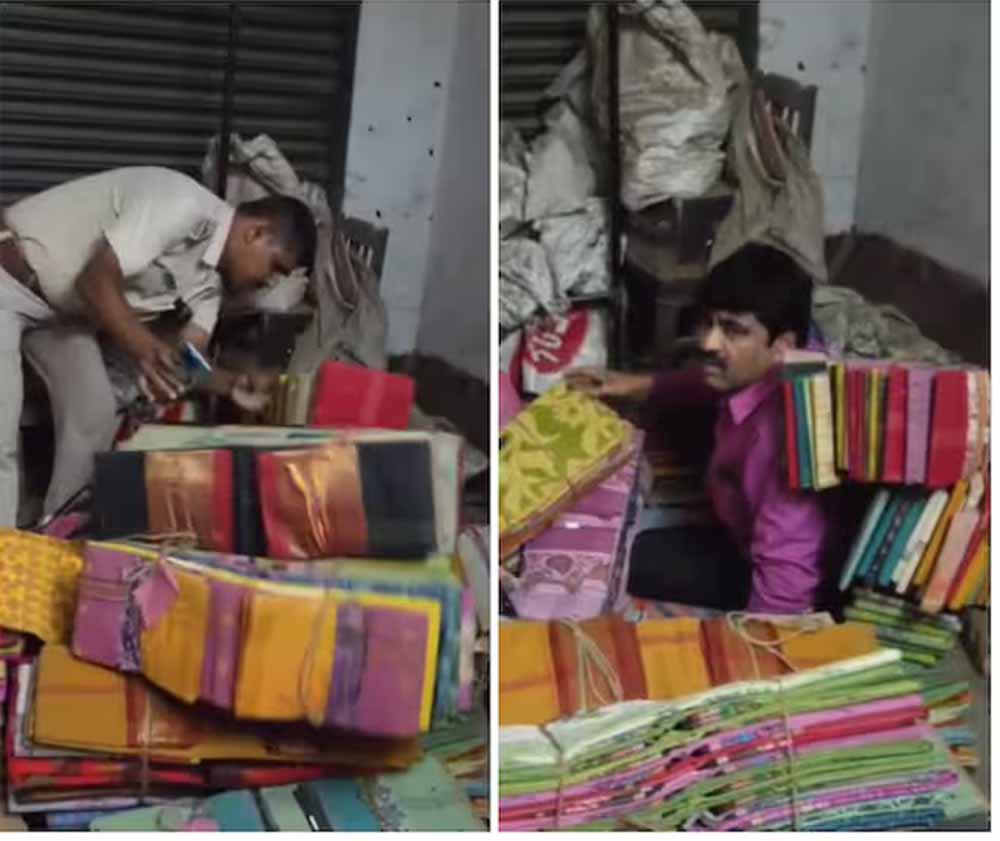 पुलिस से बचने के लिए कपड़े की दुकान में छिपा नेता, तलाशी के बाद गिरफ्तारी