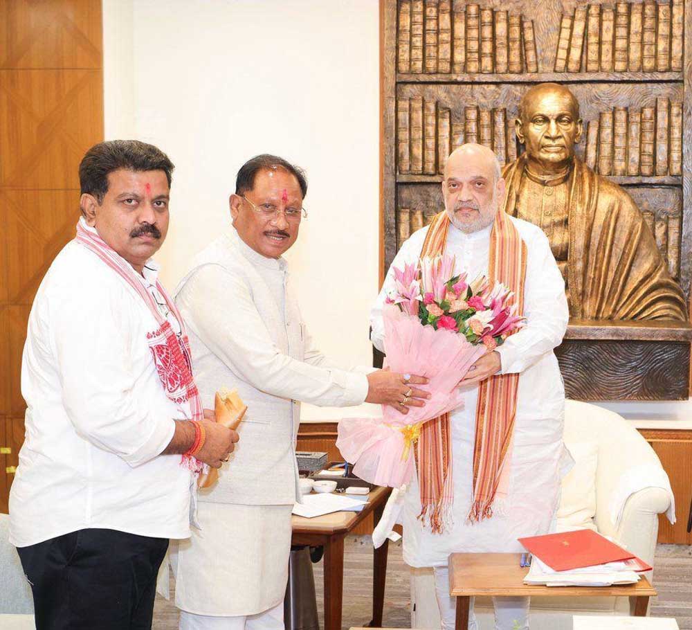सायआयुर्वेदिक स्वास्थ्य सेवाओं को मिलेगा बढ़ावा, मुख्यमंत्री साय ने अमित शाह के समक्ष रखा संस्थान स
