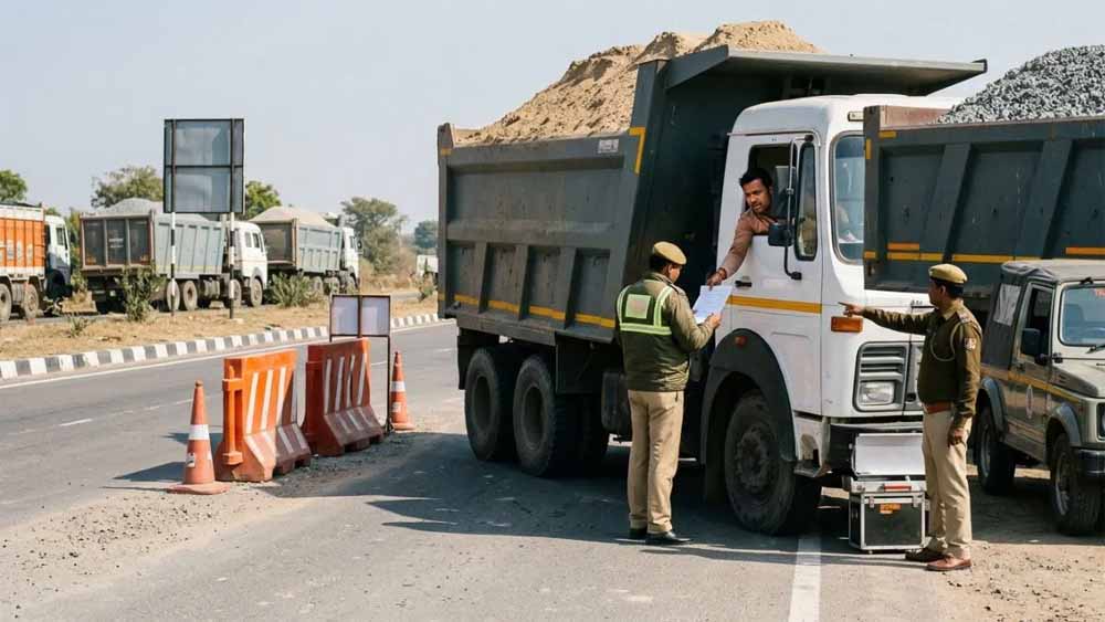 अब बिना ट्रांजिट पास नहीं आएगी बालू-गिट्टी, नियम तोड़ने पर लगेगा जुर्माना