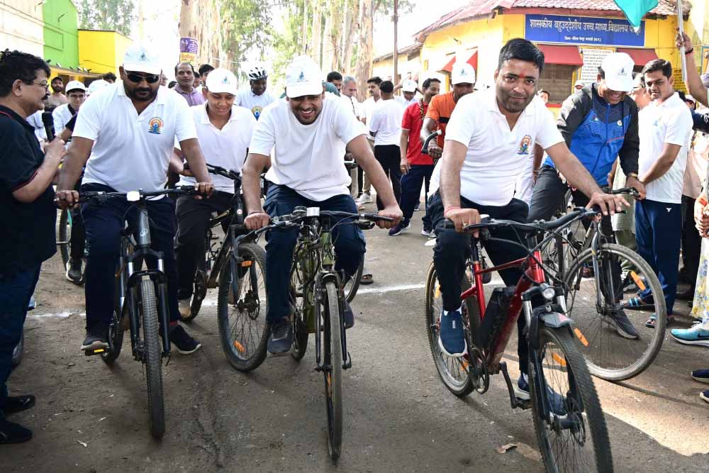 अंतर्राष्ट्रीय योग दिवस पर निकली साइकिल रैली, गौरेला-पेंड्रा-मरवाही में दिखा स्वास्थ्य के प्रति उत्