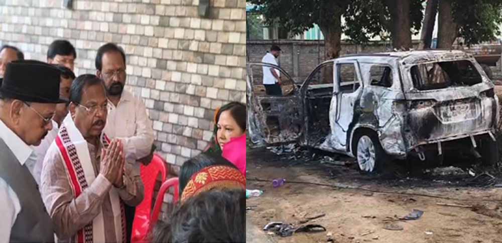 नौगई हत्याकांड पर गरमाई सियासत, मंत्री नेताम ने पीड़ितों से की मुलाकात; CBI जांच की मांग तेज