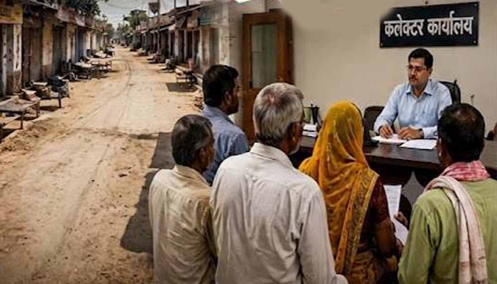 सामाजिक बहिष्कार का आरोप: महिला सरपंच सहित चार जनप्रतिनिधि पहुंचे कलेक्टर के दरबार