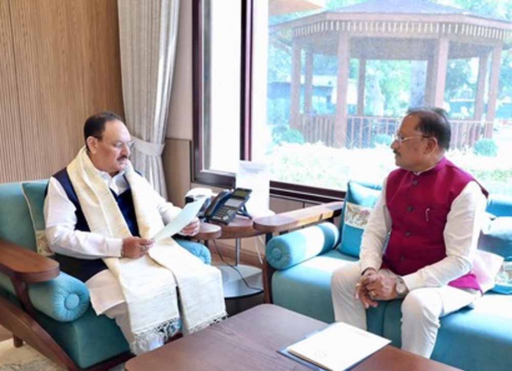 दिल्ली में CM साय की केंद्रीय मंत्री जेपी नड्डा से बैठक, स्वास्थ्य और किसानों से जुड़े मुद्दों पर म