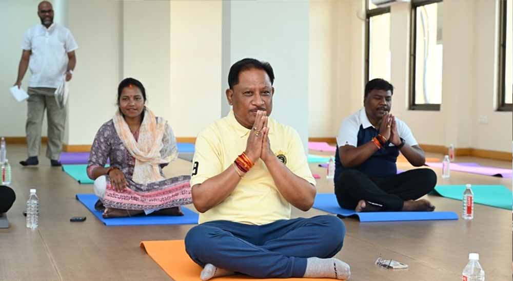 योग दिवस पर छत्तीसगढ़ में भव्य कार्यक्रम, राज्यपाल और मुख्यमंत्री करेंगे शिरकत