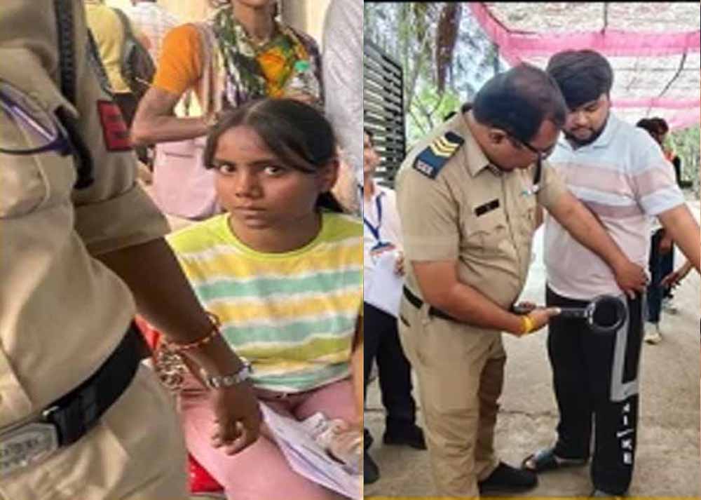 इंदौर में NEET अभ्यर्थियों की सख्त चेकिंग, क्लचर से लेकर कानों की बाली तक हटवाई गई