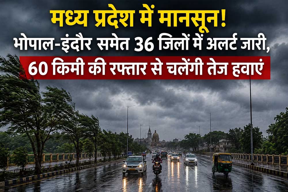60 किमी प्रति घंटे की रफ्तार से चलेंगी तेज हवाएं, कई जिलों में बारिश और आंधी की चेतावनी