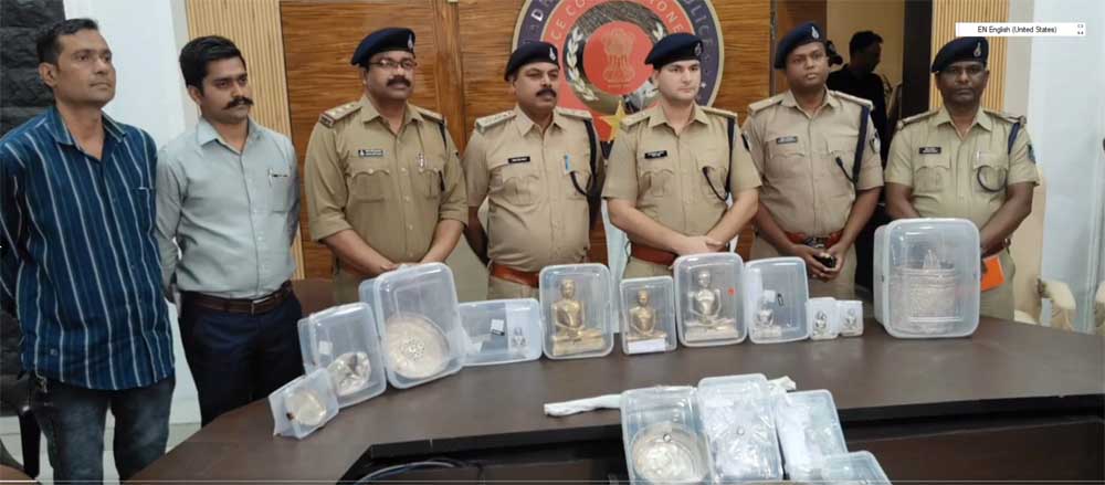 विगत चार दिनों में 79 लाख रुपये से अधिक मूल्य की चोरी एवं लूटी गई संपत्ति बरामद