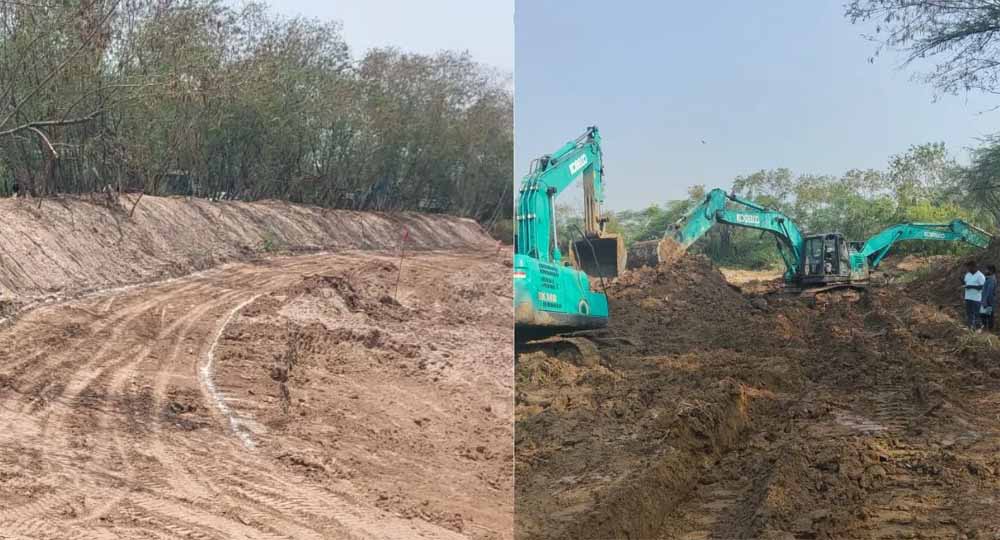 बाढ़ के खतरे को रोकने की तैयारी, मानसून से पहले नालों से निकाली जा रही गाद