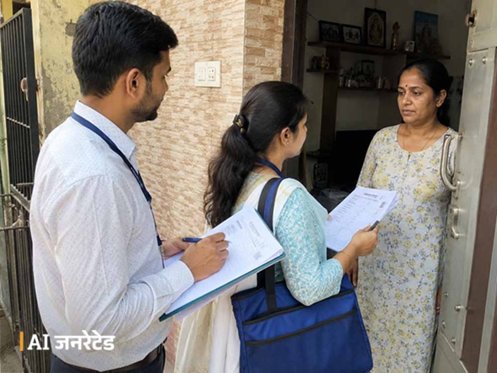 SIR अभियान में BLO की दोबारा दस्तक, घर बंद मिलने पर फिर पहुंचेंगे अधिकारी