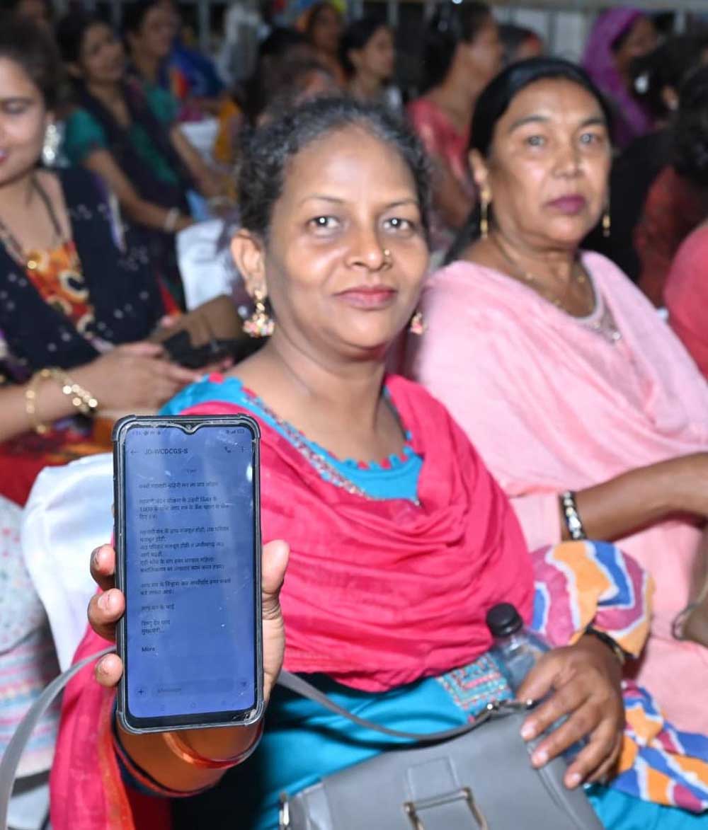 68.54 लाख महिलाओं के खातों में अंतरित हुए 642.27 करोड़ रुपये