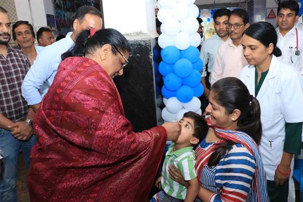 मंत्री भूरिया ने किया राष्ट्रीय पल्स पोलियो अभियान का शुभारंभ