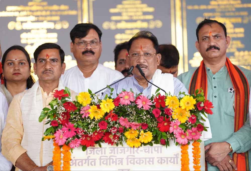 धरमजयगढ़-पत्थलगांव-लोहरदगा रेल परियोजना से जशपुर के विकास को मिलेगी नई गति : मुख्यमंत्री विष्णु देव