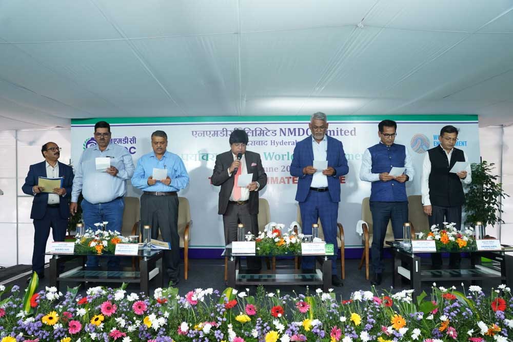 एनएमडीसी ने मनाया पर्यावरण दिवस 2026