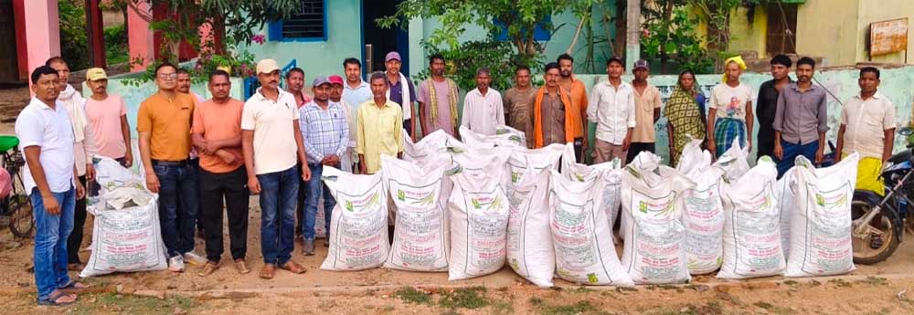 राष्ट्रीय खाद्य तेल मिशन योजना के तहत 25 किसानों को वितरित किए गए गुणवत्तायुक्त बीज, आधुनिक खेती की