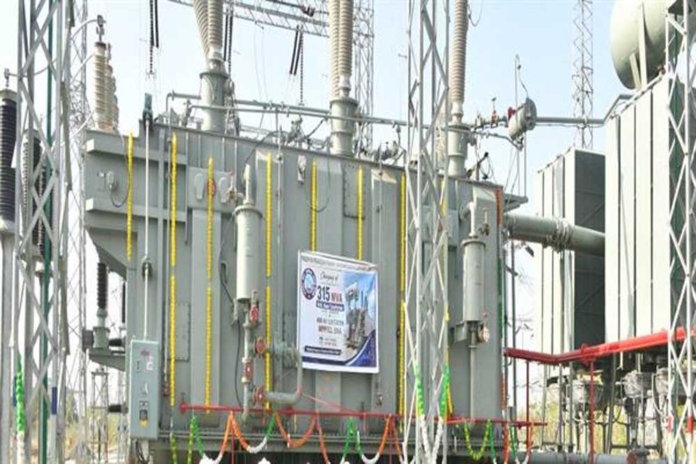 400 केवी सबस्टेशन बीना में 315 एमवीए क्षमता का अतिरिक्त पावर ट्रांसफार्मर ऊर्जीकृत