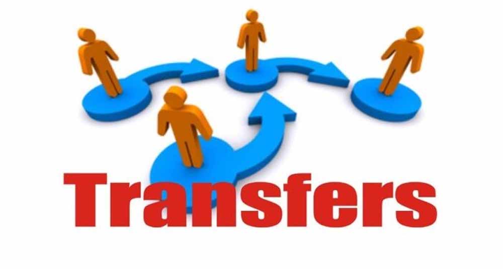 परिवहन अधिकारियों का तबादला