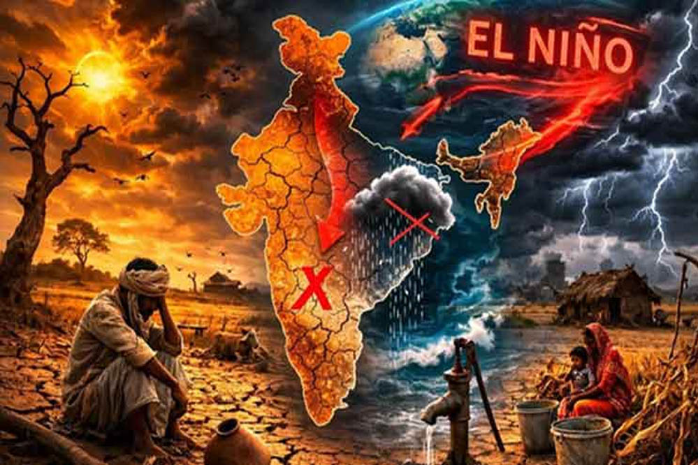 El Niño Impact: 2032 तक भारत को ₹94 लाख करोड़ का आर्थिक झटका, रिपोर्ट में बड़ा दावा