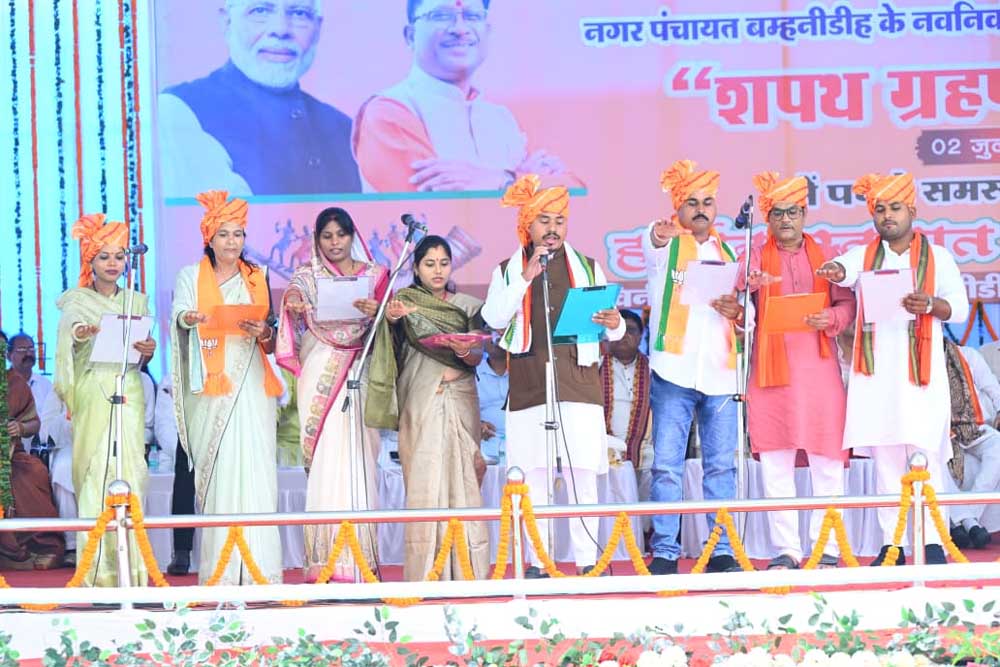 हसदेव नदी पर पुल, बिजली विभाग का सब डिवीजन कार्यालय और सर्वसुविधायुक्त मंगल भवन की घोषणा
