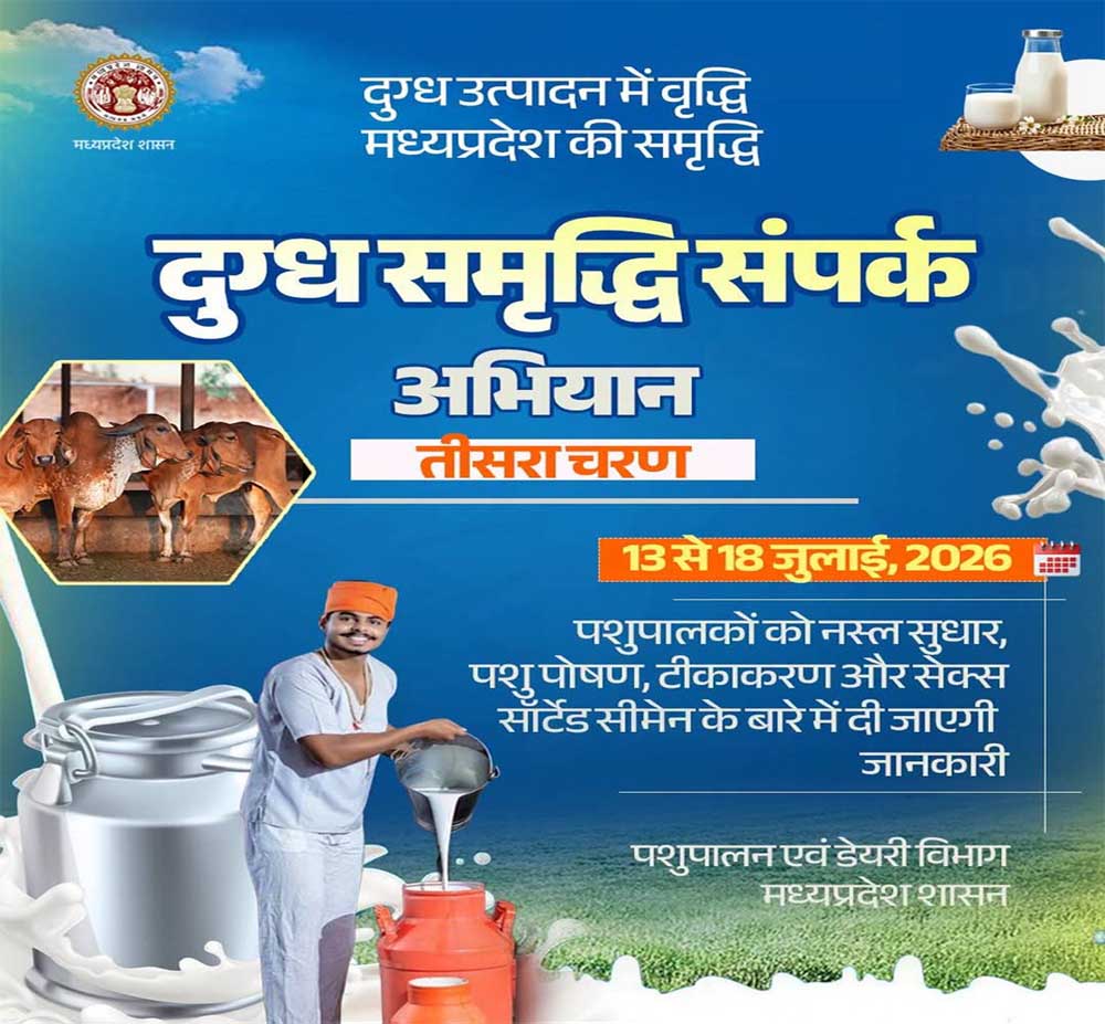 नस्ल सुधार, टीकाकरण और पशु पोषण पर चलेगा महाअभियान, 5.72 लाख पशुपालकों से होगा सीधा संवाद